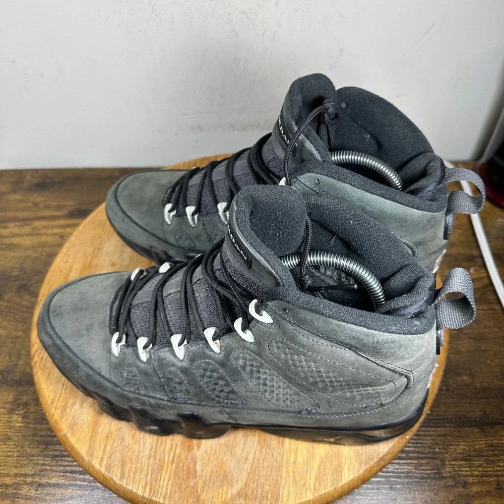 Air Jordan 9 Retro Anthracite Mens Basketball Shoes 302370-013 Size 10.5